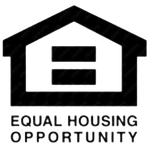 Equal Housing Opportunity logo: house with equal sign